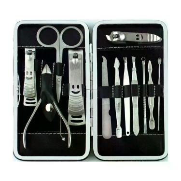 Imagem de Estojo de Unhas Completo Profissional com Alicate e Cortador - CORREIA