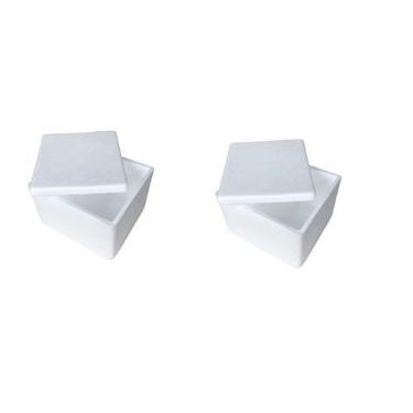 Imagem de Caixa Isopor Térmica 1kg Gelo Alimento Medicamento- Kit 15un - isoterm