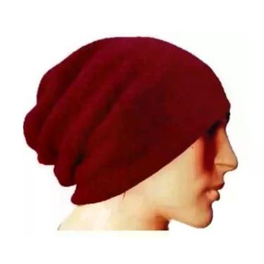 Imagem de Gorro Liso Touca Térmica Tricot De Inverno Básico Casual Unissex pietr