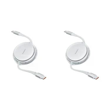 Imagem de Cabo Carregador Rápido Retrátil USB C De 100W Para iPhone 15 pro Max, 