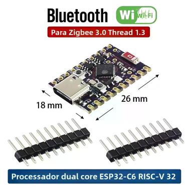 Imagem de Módulo De Desenvolvimento SuperMini Single-Core ESP32-S3 ESP32-C3 ESP3
