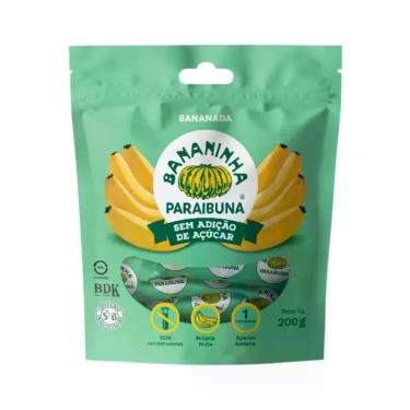 Imagem de Bananinha Natural Sem Açúcar - Paraibuna 200g