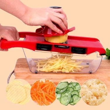 Imagem de Mandolina 10 em 1 Para Fatiar Tomate Cebola E Outros Legumes - BELLATO