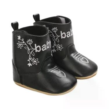 Imagem de Botas Fofas De PU Para Bebês, Sola Antiderrapante, Primavera, Outono, 