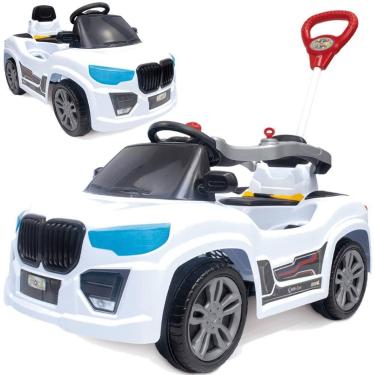 Imagem de Carrinho de Passeio e Pedal Infantil Maral BM Car Branco