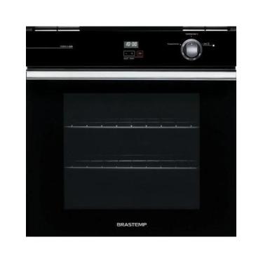 Imagem de Forno brastemp a gás 84 litros preto 220v boa84aerna, 220V