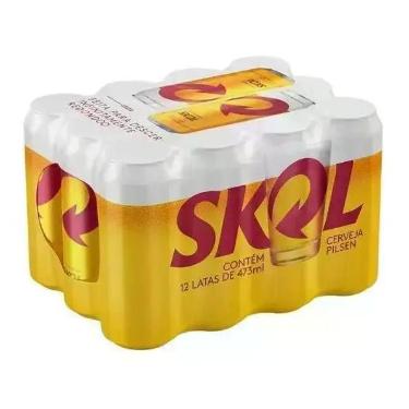Imagem de Cerveja Skol Pilsen 473 Ml Pack Com 12 Unidades