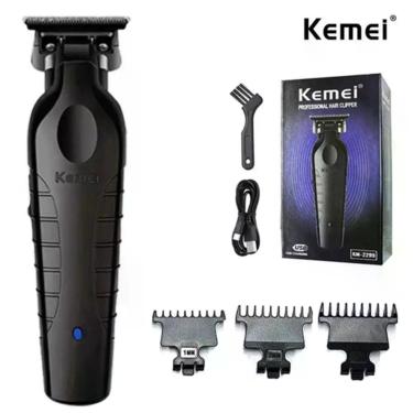 Imagem de Máquina de Corte Kemei KM-2299 Sem Fio para Aparar Pelos de Pet Pezinh