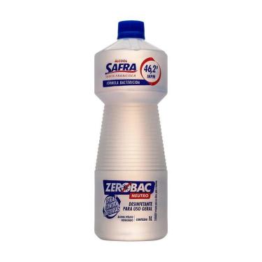 Imagem de Alcool safra liquido 46,2 neutro  - bactericida - 1l