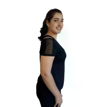 Imagem de Blusa Fitness Canoa Dry Fit Preta - SCONDERIJO, Preto, GG