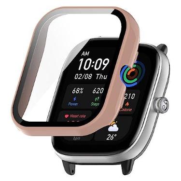 Imagem de Nandos-Store - Case Bumper capa protetora Nsmart compatível com Amaz fit GTS 4 mini - New Version A2035 (Rose, GTS 4 mini - A2035)