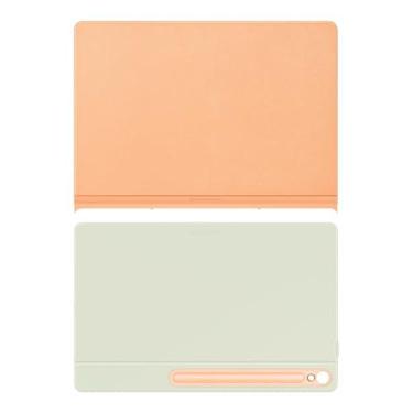 Imagem de Samsung Capa para Galaxy Tab S10 FE+ Smart Book para Galaxy Tab S10 FE+, plataforma destacável, experiência semelhante a PC, compartilhamento de teclado sem fio, laranja