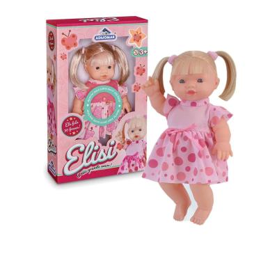 Imagem de Boneca Divertida Que Fala Alta Qualidade Macia - Adijomar
