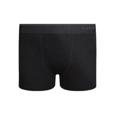 Imagem de Cueca Boxer Infantil Lupo 00150-003 Sem Costura Lisa Algodão T. P/GG, 