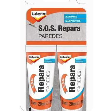 Imagem de SOS REPARA PAREDES 2X 8G - ALABASTINE