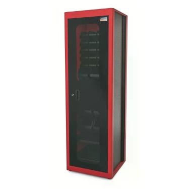 Imagem de Armário Para Ferramentas Com 1 Porta, 29 Caixas Plásticas Bin E Visor Tramontina Pro Vermelho Tramontina