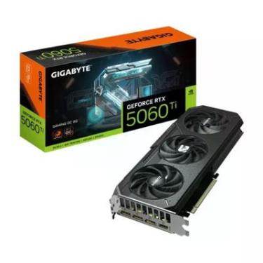 Imagem de Placa De Vídeo Gigabyte Geforce RTX 5060 Ti Gaming Oc 8GB Gddr7 128 Bits - Gv-n506tgaming Oc-8gd