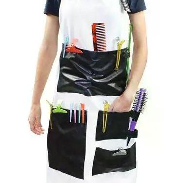 Imagem de Avental Profissional em Oxford Regulável com Bolsos e Suportes - Santa