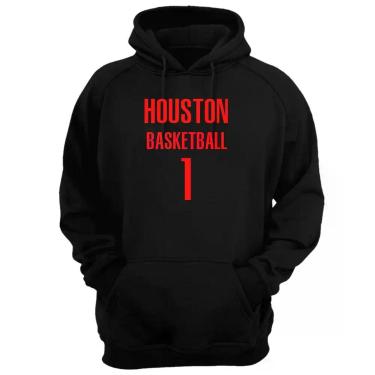 Imagem de Blusa Moletom Capuz Basquete Houston Basketball número 1 - Loja Click 