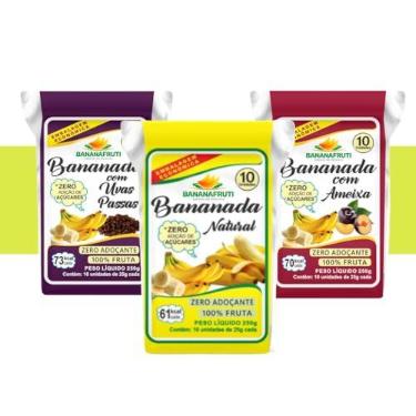 Imagem de Bananada Zero Açúcar Natural - Bananafruti - 250 g