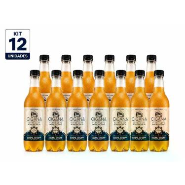 Imagem de Chopp Ultra Zero Carboidrato Lowcarb CIGANA kit 12uni 500ML