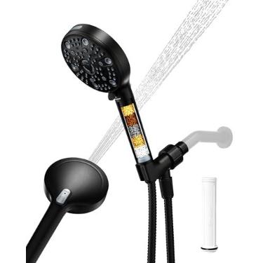 Imagem de Chuveiro portátil preto fosco HM-003