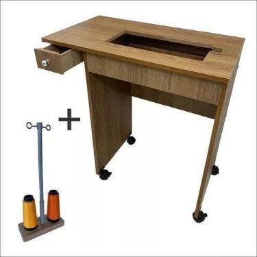 Imagem de Mesa Tampo Bancada Máquina De Costura Janome 2008S - Star Costura