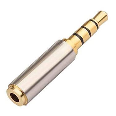 Imagem de Adaptador P1 Fêmea 2,5mm Para P2 Macho 3,5mm Plug Conector Conversor