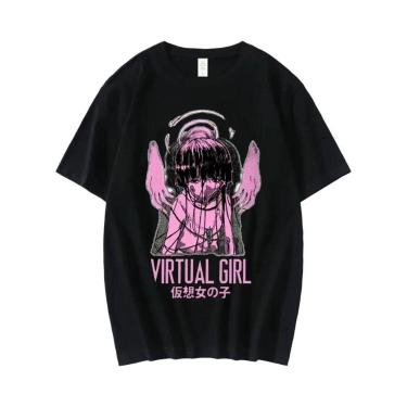 Imagem de Camiseta Gráfica Unissex Do Anime Serial Experiments Lain, Iwakura Man