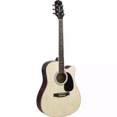Imagem de Violão Giannini Gdc1 Ceq Eletroacústico Aço Natural Satin [f002]