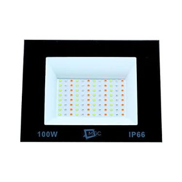 Imagem de Refletor Led Holofote 100w Bivolt Rgb Colorido C/Controle