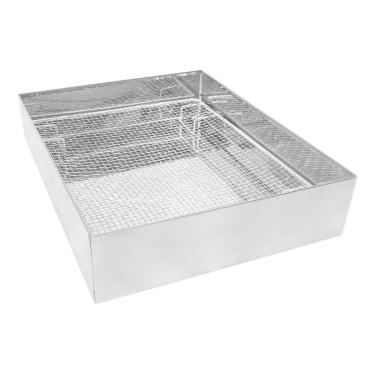 Imagem de Escorredor De Óleo Para Frituras Pastel Batata 40 X 30 Em Inox Profiss