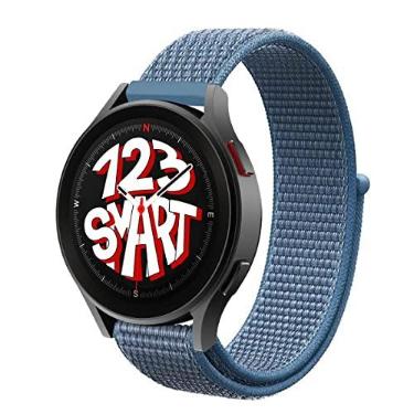 Imagem de Pulseira de Nylon Marca 123Smart compatível com Galaxy Watch 4 Watch 5 Watch 6 Watch 7 40mm 42mm 43mm 44mm 45mm 46mm 47mm