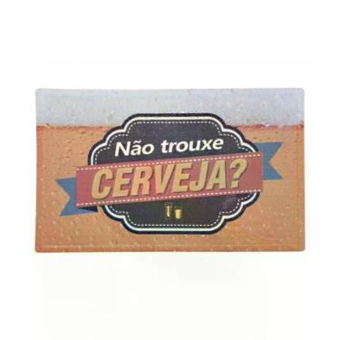 Imagem de Capacho Vinil Art 60 X 40cm Nao Trouxe Cerveja Kapazi - KAPAZI DISTRIB