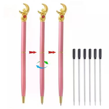 Imagem de Caneta GHYTRIGEN Sailor Moon 3 unidades Esferográfica 1mm Rosa