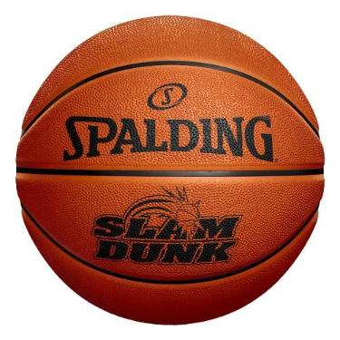 Imagem de Bola de Basquete Spalding Slam Dunk, Laranja, Tam. 7