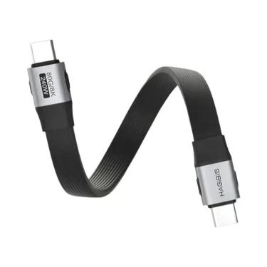 Imagem de Cabo USB C Para USB C De Alta Velocidade 80Gbps 8K PD 240W Para Thunde