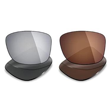 Imagem de Mryok 2 pares de lentes polarizadas de substituição para óculos de sol Oakley Jupiter Squared – Opções