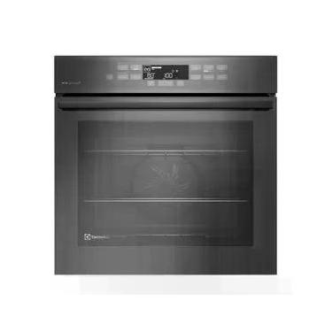 Imagem de Forno de Embutir Electrolux Elétrico 80L Expert com VaporBake e Wi-fi Cinza (OE8EW) 220
