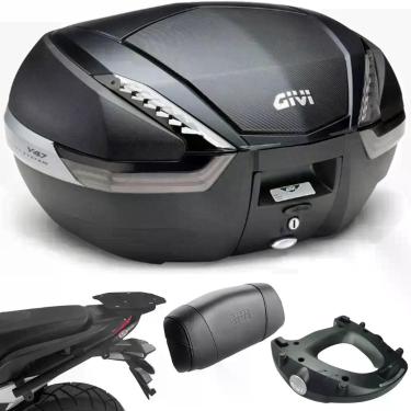 Imagem de Bagageiro Nc750x 2022+ Scam + Baú Givi V47 Base M5 + Encosto - Givi_e_