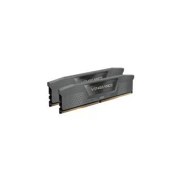 Imagem de Memória RAM Corsair Vengeance, 16GB (2x8GB), 5200MHz, DDR5, CL40, Intel XMP, AMD EXPO, Cinza - CMK16GX5M2B5200Z40