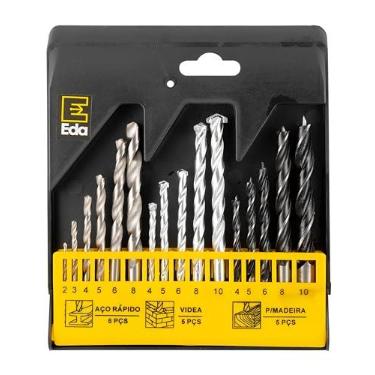 Imagem de EDA Brocas Em Jogo Com 16 Peças Eda