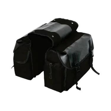 Imagem de Bolsa Traseira De Lona E Couro Para Motocicleta Suzuki Boulevard M109R