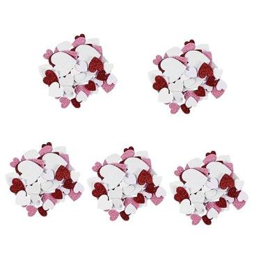 Imagem de PRETYZOOM 3000 Unidades Ame o Adesivo De Pó Dispersão De Mesa De Casamento Mesa De Aniversário Confete Decoração De Mesa Dia Namorados Polvilha Confete Coraçãozinho Filho Mini Eva