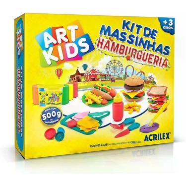 Imagem de Kit de Massinhas de Modelar Hamburgueria 500g - Acrilex