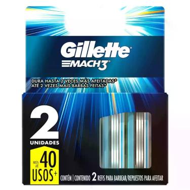 Imagem de Carga mach3 gillette c/ 2 tradicional