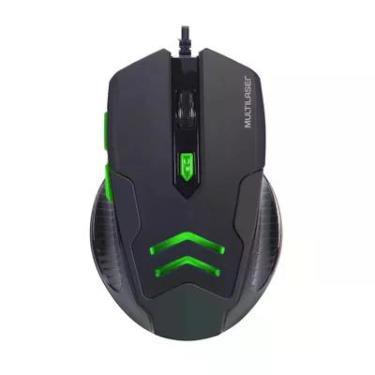 Imagem de Kit Gamer Multi MO273 Mouse + Mousepad Speed, Pequeno, Verde