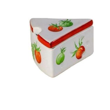 Imagem de Porta Queijo Ralado Em Cerâmica Tomato Italiano Luiz Salvador - Pç