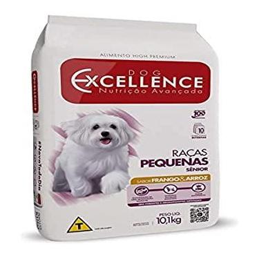 Imagem de DOG EXCELL Ração Excellence Para Cães Sênior De Raças Pequenas Sabor Frango E Arroz 10 1Kg