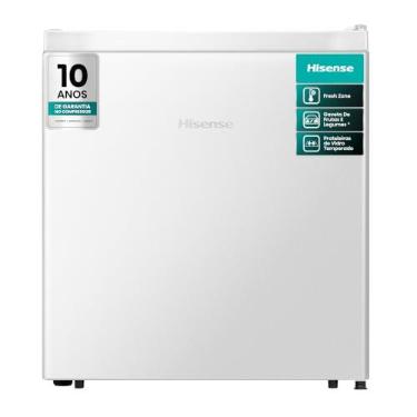 Imagem de Frigobar Hisense 45 Litros Porta Reversível Branco RR58NW3A - 110V